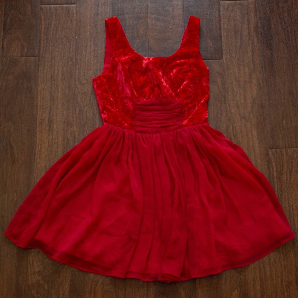 Free People Red Hot Dress Size 0